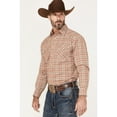 thumbnail image 2 of Panhandle Men's Rough Stock By Plaid Print Long Sleeve Pearl Snap Western Shirt - RSMSOSRYTJ, 2 of 4