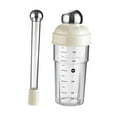 thumbnail image 3 of Juego de coctelera y mortero, botella mezcladora de bebidas a prueba de fugas de 600 ml, accesorios de bar para principiantes, frutas, té, cafetería Plata, 3 of 8
