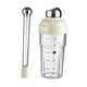 thumbnail image 3 of Juego de coctelera y mortero, botella mezcladora de bebidas a prueba de fugas de 600 ml, accesorios de bar para principiantes, frutas, té, cafetería Plata, 3 of 8