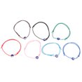 thumbnail image 1 of pulseras delicadas ajustables coloridas tejidas a mano con ojo azul turco, pulsera de buena suerte, cuerda para hombres y mujeres, regalo, 1 of 5