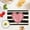 C, variant on Artoid Mode Red Love Valentines Day Placemats Set Of Wedding Holiday Table Mats For Party Kitchen Dining Decoration for Couples