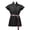 Black-006, variant on Mens Medieval Renaissance Pirate Costume Sleeveless Lace-up Stand Collar Shirt Gothic Viking Steampunk Top Tunic with Belt