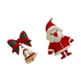 thumbnail image 2 of Pendientes navideños Yuyangstore, colgantes para fiestas de carnaval y Navidad Papá campana, 2 of 8