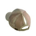 thumbnail image 3 of C.C Ponycap Messy High Bun Ponytail Adjustable Mesh Trucker Baseball Cap Hat, Khaki, 3 of 3