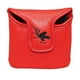 thumbnail image 1 of Martillo de golf Putter Head Cover Protección para la cabeza Forro interior de felpa Cuero de PU Golf Rojo, 1 of 8