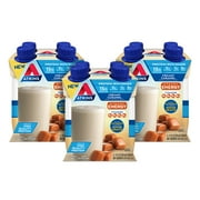 Atkins Steady Energy Protein-Rich Meal Replacement Shake, Creamy Caramel, 11 fl oz, 4 Count, 3 Pack