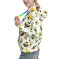 thumbnail image 2 of Lsque Funny Avocado In Mexican Clothes Pattern Casual Women's Hoodie,Hooded Sweatshirt with Kangaroo Pocket,Pullover Hoodie with Eye-catching Drawstrings-Small, 2 of 7