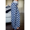 thumbnail image 2 of Women's High Waist Casual Floral Print Drawstring Wide Leg Pants, 2 of 6