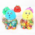 thumbnail image 4 of Plastic Fish Bowl Hand-held Turtle Tank Mini Fish Tank with Cartoon Dog Lid, 4 of 10