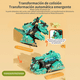 thumbnail image 2 of Carro Juguete Dinosaurio Regalos Para Ninos Transformer Tanque Tiranosaurio Rex Xtellar Rojo, 2 of 4