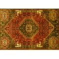 thumbnail image 1 of Ahgly Company Indoor Rectangle Persian Yellow Traditional Area Rugs, 2' x 3', 1 of 4