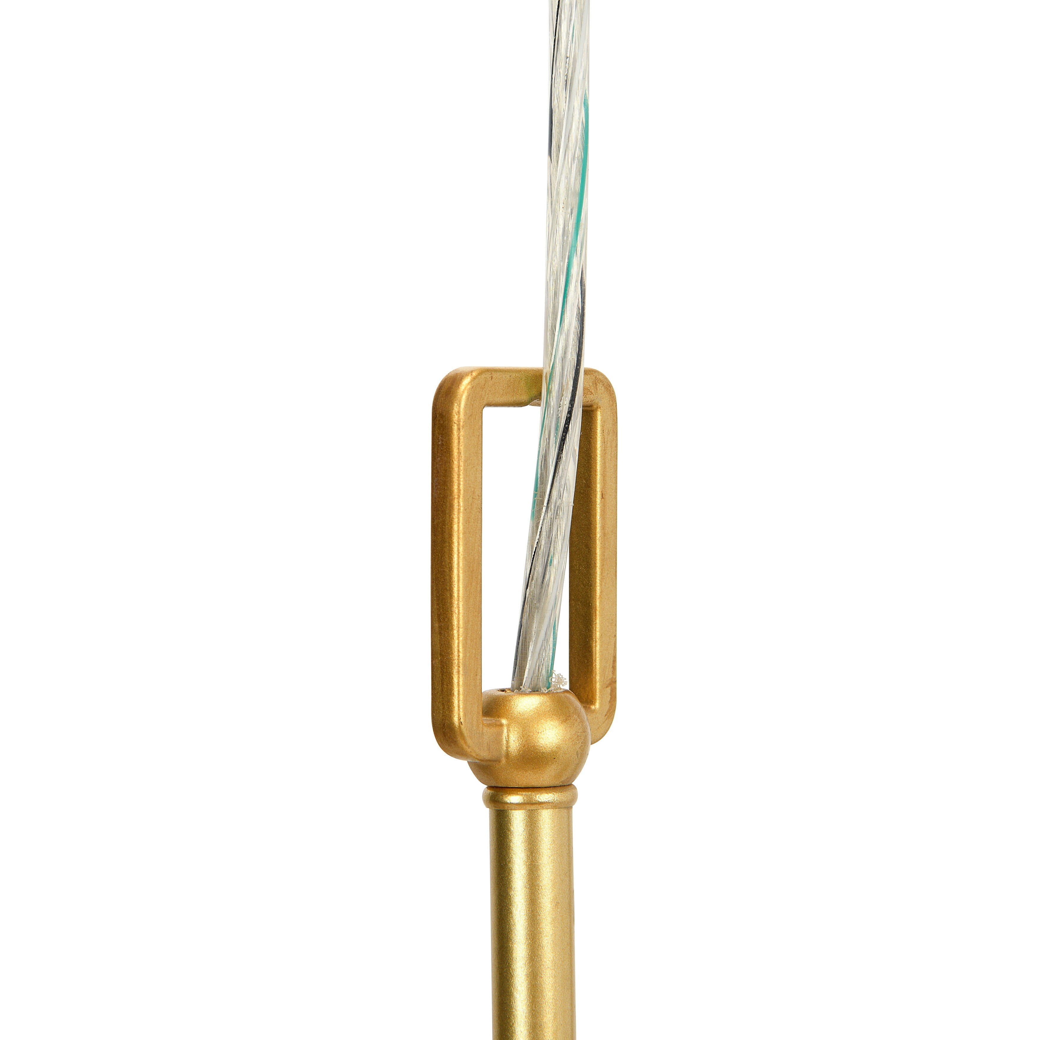 Ember Interiors Antiqued Gold 6-Light Chandelier