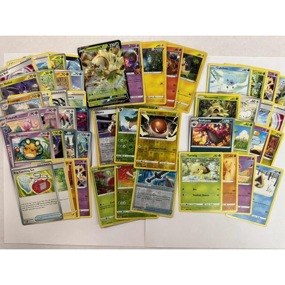 Pokemon 50 Card Lot | Includes 1 Ultra Rare   10 Foil Cards (Holo & Reverse Holo Mix)