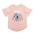 thumbnail image 2 of Bluey Bingo Little Girls T-Shirt Leggings and Scrunchie 3 Piece Outfit Set Toddler to Big Kid, 2 of 5