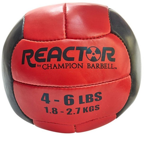 Balón Medicinal Champion Barbell 1.8-2.7 kg Rojo