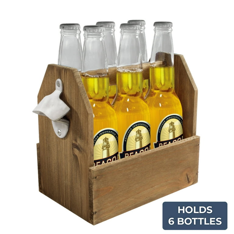 Personalised Beer Caddy / Beer Crate / Engraved Bottle Holder /  Personalised Drinks Caddy / Wooden Beer Crate/ Father's Day Gift 