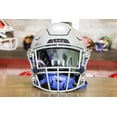 thumbnail image 3 of Visor para fútbol americano SHOC Zero G Plus transparente con espejo para casco, 3 of 7