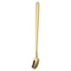 thumbnail image 1 of Wosthever Cuchara agitadora, cucharas de postre de miel impermeables reutilizables, cucharillas de cabeza cuadrada, varilla agitadora para Cocina y Comedor 13cm/Oro, 1 of 6