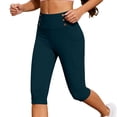 thumbnail image 6 of TRUBKH Leggings for Women Tummy Control Yoga Shorts Yoga Short Set Butt Scrunch Shorts Womens Biker Shorts Vitality Leggings for Women Soft Leggings Curve Leggings Green XL, 6 of 9