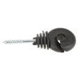 thumbnail image 2 of Fosa Screw In Ring Insulator,50 Pcs/Set Black Screw In Ring Insulators Electric Fence Accessories For Wood Post, Fence Insulator, 2 of 8
