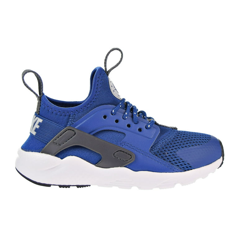 Nike Huarache Run Ultra Little Shoes Gym Blue/Wolf Grey/White -