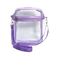 thumbnail image 2 of Clear Crossbody Purse Bag Bulk Stadium Approved 8"x 5.9" PVC Purse Bag with Strap for Travel Stadium Concerts Festival, 2 of 8