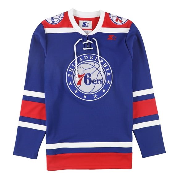STARTER Hombres Philadelphia 76ers Embellecido Camiseta phs L