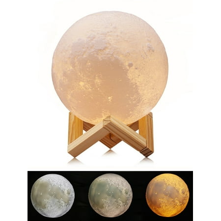 - 3D Printing Moon Led Night Light 5.9