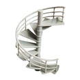 thumbnail image 3 of lionlar 1/64 Scale Staircase Model Attic Ladder for Landscape Dollhouse Fairy Garden, 3 of 9