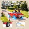 thumbnail image 6 of iYofe 24V 2 Seater Licensed 1970 Dodge Charger R/T Powered Ride-On Car with Remote Control & Safety Belt, Red, 6 of 10