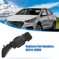 thumbnail image 2 of 1Pcs Front Right Bumper Bracket for Hyundai Accent 2012-2017 86514-1R000 Plastic Black, 2 of 7