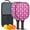 Black-1, variant on Pickleball Paddles Set Of 2, Fiberglass Surface, Sweet Candy Print, 4 Balls & Bag