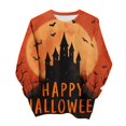 thumbnail image 2 of Meichang Womens Casual Sweatshirts Halloween Graphic Sweatshirt Party Tops Fall Long Sleeve Crewneck Sweatshirts Holiday Cozy Pullover, 2 of 8