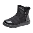 thumbnail image 1 of Botas cortas de algodón para mujeres de mediana edad y mayores, cálidas, de fondo suave, de algodón, impermeables, para nieve, tallas 35 a 43, 1 of 6