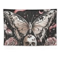 thumbnail image 5 of Acheng Mushroom Skull Tapestry for Bedroom Hippie Butterfly Tapestry Aesthetic Pink Tri-ppy Moon and Stars Tapestry Wall Hanging for College Dorm Room Decor Living Room  60x40in, 5 of 7