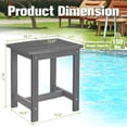 thumbnail image 2 of Mesa auxiliar exterior Y&M Adirondack impermeable 41x33x42 cm, 2 of 7