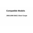 thumbnail image 2 of Driver Left Side Door Window Door Glass Compatible with Nissan 350Z 2 Door Coupe 2003-2009 Models, 2 of 5
