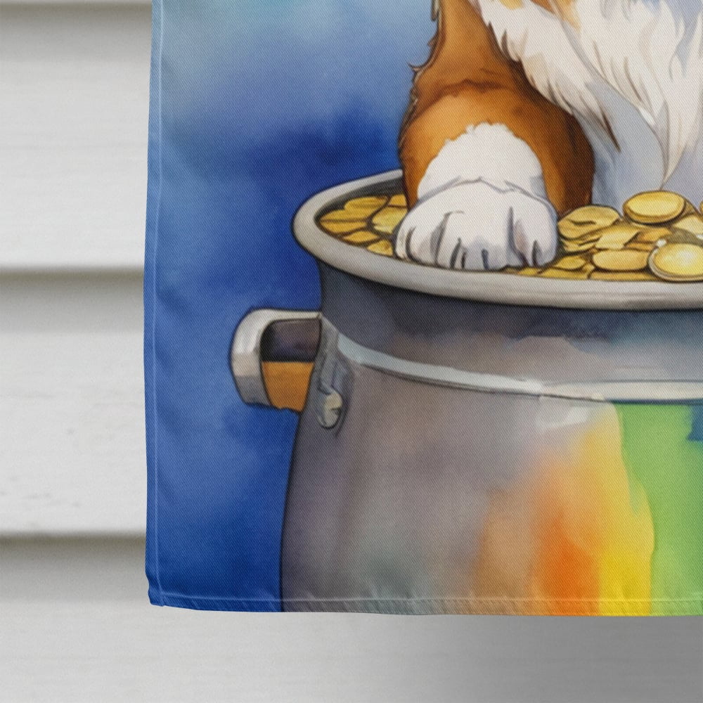 Saint Bernard St Patrick's Day House Flag 28 in x 40 in
