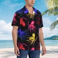 thumbnail image 4 of Men's Funky Hawaiian Shirt Short Sleeve Button Down Shirts Beach Party Holiday, 4 of 8