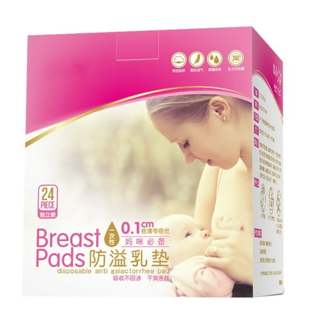 

24pcs/Box Disposable Breast Pad Anti-overflow Breastpad Postpartum Nursing Bra Anti-overflow Breastpad Inner Mats