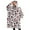 White Cow Bow, variant on Oversized Wearable Blanket Hoodie,White Cow Bow Pattern Sherpa Blanket Hoodie with Super Pockets,Super Warm Fuzzy Pullover for Women & Men