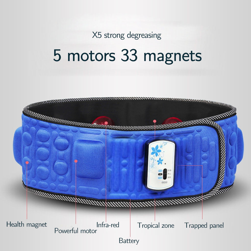Electric Slimming Belt X5 Times Vibration Massage Weight Lose Burning Fat Belt for Women Lower Belly