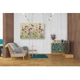 thumbnail image 2 of Epic Graffiti 'Hollyhocks Row Cool' by Cheri Blum, Canvas Wall Art, 40"x26", 2 of 2