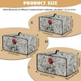 thumbnail image 7 of Renewold Toaster Oven Protection Case Stain-Resistant Washable Smart Oven Air Fryer Cover Countertop Appliance Protective Case Kitchen Decor, 18.5 x 14.5 x 9 Inches, Rose Newspaper, 7 of 7
