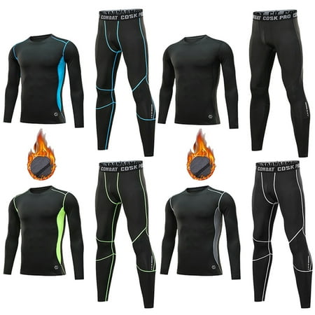 

MLFU Kids Thermal Underwear Winter Top and Pant for Children 2-Piece Set