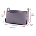thumbnail image 4 of XWSHYW Bolsa de Almuerzo Caja de Almacenamiento Plegable Sala de Estar Dormitorio Cesta de Almacenamiento Miscelánea Cesta de Almacenamiento Plegable, 4 of 5