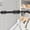 Black, variant on Valet Rod For Closet Pull Out, Heavy Duty Adjustable Valet Rod For Closet, Laundry Room, Bedroom, Bathroom (Black)