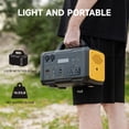 thumbnail image 7 of Mondawe Portable Power Station 600W 655Wh Outdoor Solar Generator Fast Charging with Dual AC Outlets USB Port, Solar Powered Battery Generator for Outdoors Camping Emergency Travel Hunting, 7 of 7