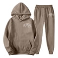 thumbnail image 3 of BOOMNY Mens Sweatsuits Letter Graphic Hoodies Sweatpants 2Pcs Gym Sweat Suits Running Jogging Fall Winter Athletic Tracksuit Outfits, 3 of 4