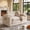 Beige, variant on Guqiart 2 in 1 Convertible Sofa Bed, Pull Out Loveseat Sleeper Sofa with Pillows for Home Living Room Bedroom